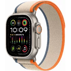 Смарт-часы Apple Watch Ultra 2, 49 мм Titanium Case with Orange/Beige Trail Loop - M/L